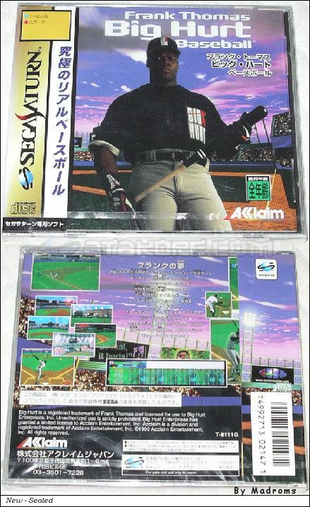 Sega Saturn Game - Frank Thomas Big Hurt Baseball (Japan) [T-8111G] - フランク・トーマス　ビッグ・ハート　ベースボール - Picture #1