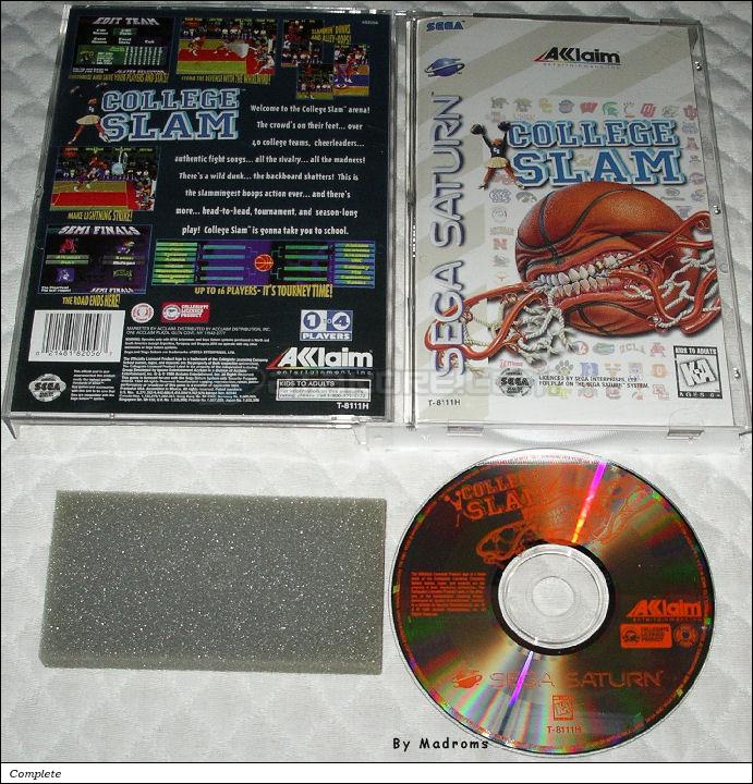 Sega Saturn Game - College Slam (United States of America) [T-8111H] - Picture #1