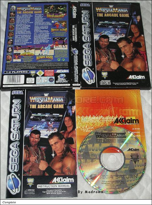 Sega Saturn Game - WWF Wrestlemania The Arcade Game (Europe) [T-8112H-50] - Picture #1