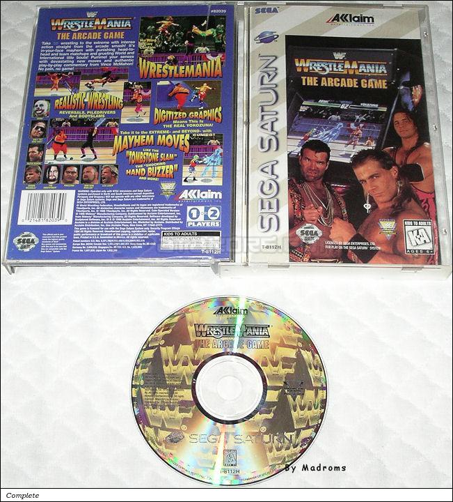 Sega Saturn Game - WWF Wrestlemania The Arcade Game (United States of America) [T-8112H] - Picture #1