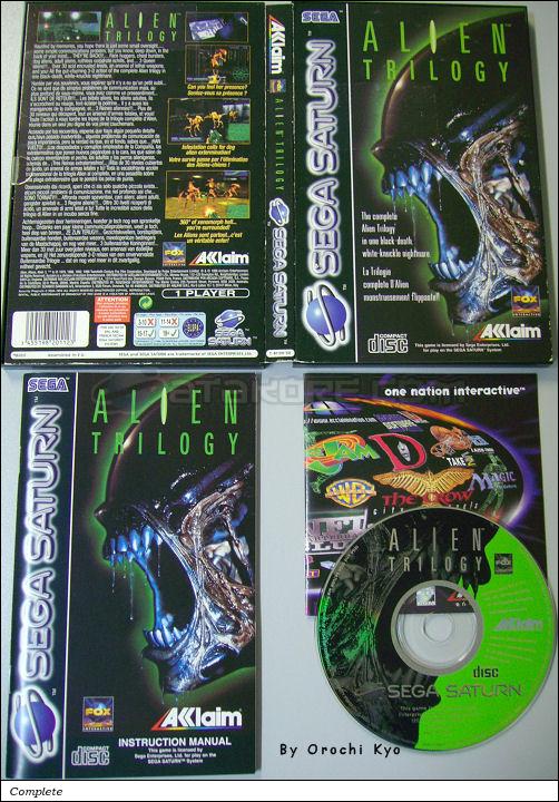 Sega Saturn Game - Alien Trilogy (Europe - United Kingdom / France) [T-8113H-50] - Picture #1