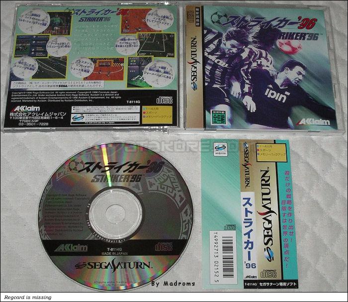 Sega Saturn Game - Striker '96 (Japan) [T-8114G] - ストライカー’９６ - Picture #1