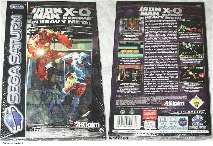 Sega Saturn Game - Iron Man X-O Manowar in Heavy Metal (Europe) [T-8119H-50] - Picture #1