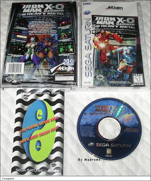 Sega Saturn Game - Iron Man X-O Manowar in Heavy Metal (United States of America) [T-8119H] - Picture #1
