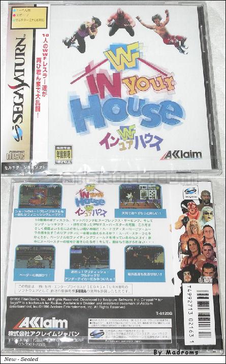 Sega Saturn Game - WWF In Your House (Japan) [T-8120G] - ＷＷＦ　イン　ユア　ハウス - Picture #1