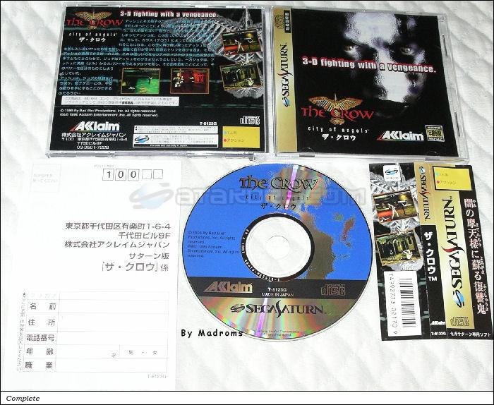 Sega Saturn Game - The Crow ~City of Angels~ (Japan) [T-8123G] - ザ・クロウ - Picture #1