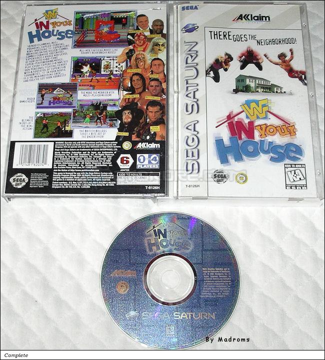 Sega Saturn Game - WWF In Your House (United States of America) [T-8126H] - Picture #1