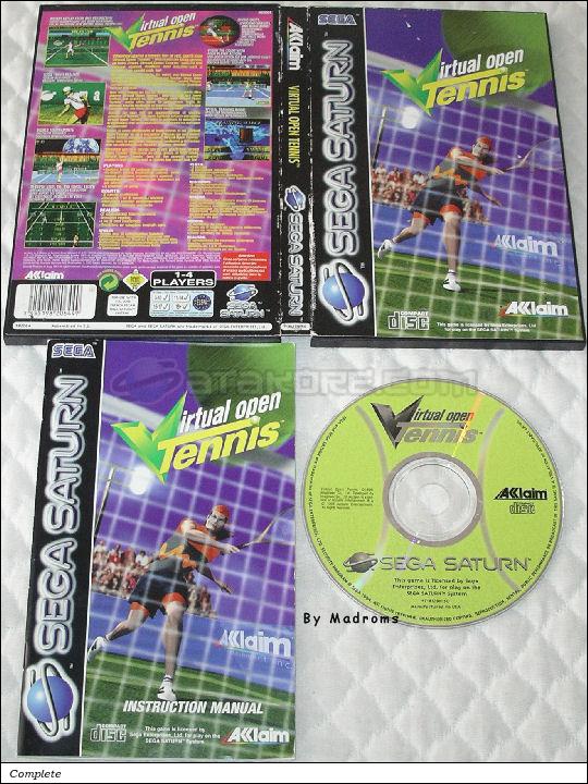 Sega Saturn Game - Virtual Open Tennis (Europe) [T-8129H-50] - Picture #1