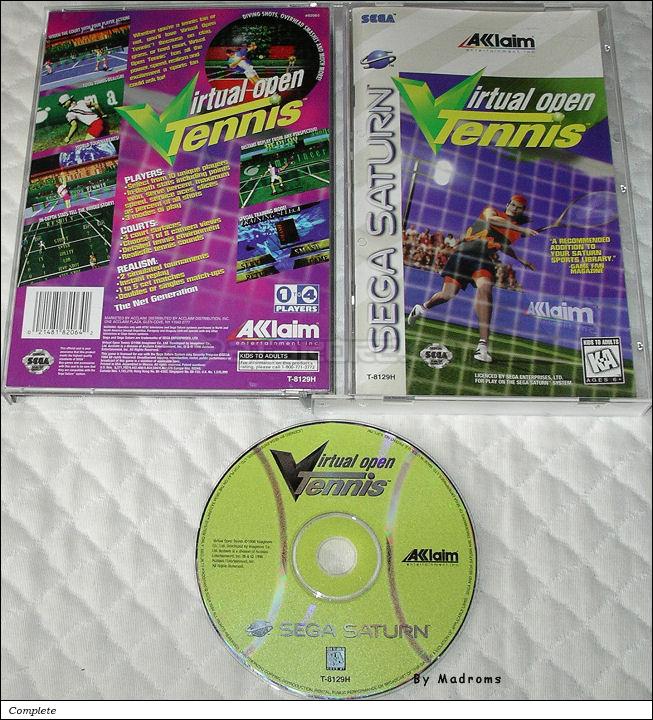 Sega Saturn Game - Virtual Open Tennis (United States of America) [T-8129H] - Picture #1