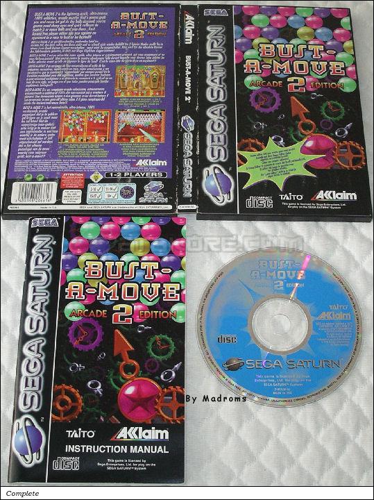 Sega Saturn Game - Bust-A-Move 2 Arcade Edition (Europe) [T-8132H-50] - Picture #1