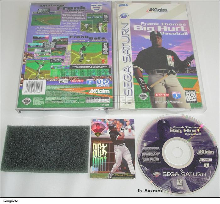Sega Saturn Game - Frank Thomas Big Hurt Baseball (United States of America) [T-8138H] - Picture #1