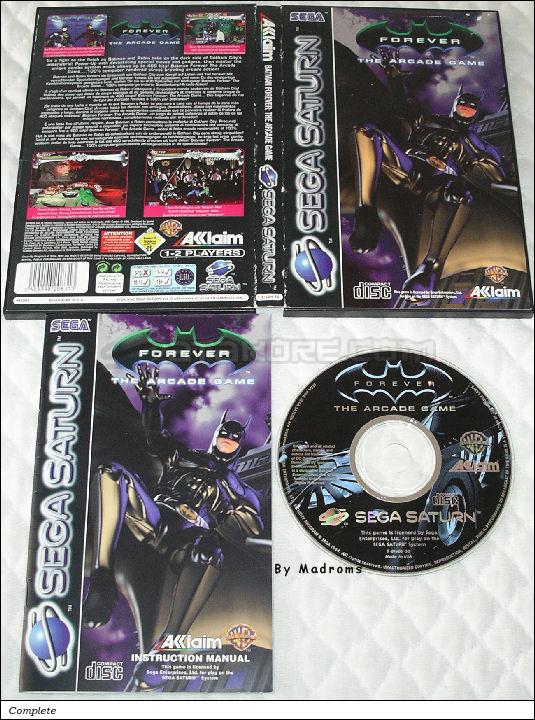 Sega Saturn Game - Batman Forever The Arcade Game (Europe) [T-8140H-50] - Picture #1