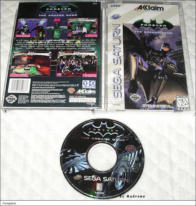 Sega Saturn Game - Batman Forever The Arcade Game (United States of America) [T-8140H] - Picture #1