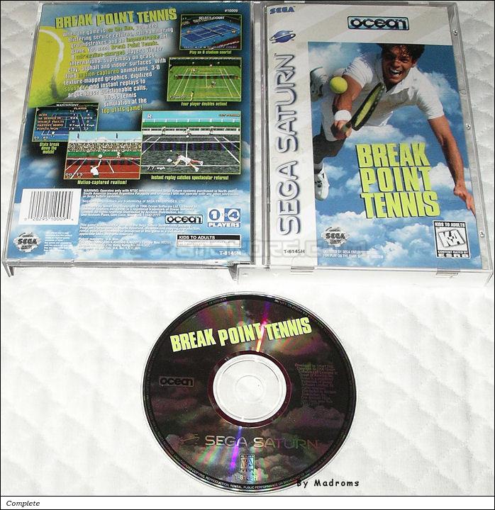 Sega Saturn Game - Break Point Tennis (United States of America) [T-8145H] - Picture #1