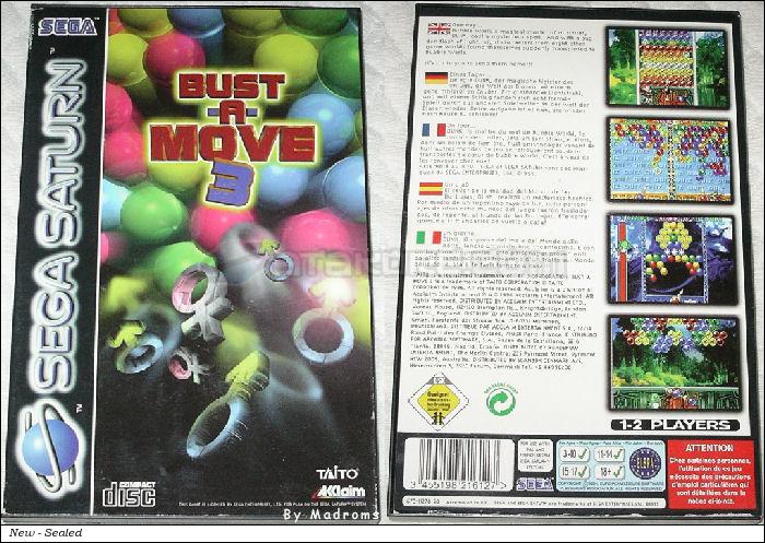 Sega Saturn Game - Bust-A-Move 3 (Europe) [T-8155H-50] - Picture #1