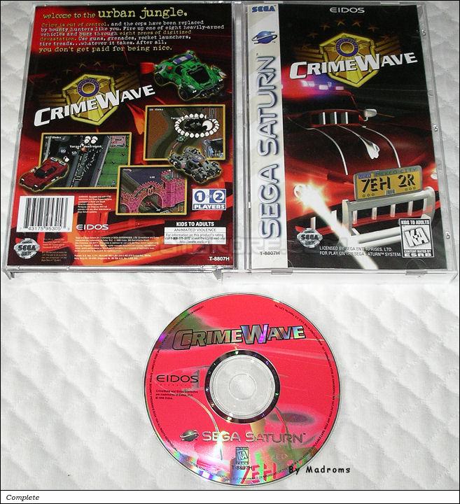 Sega Saturn Game - Crimewave (United States of America) [T-8807H] - Picture #1