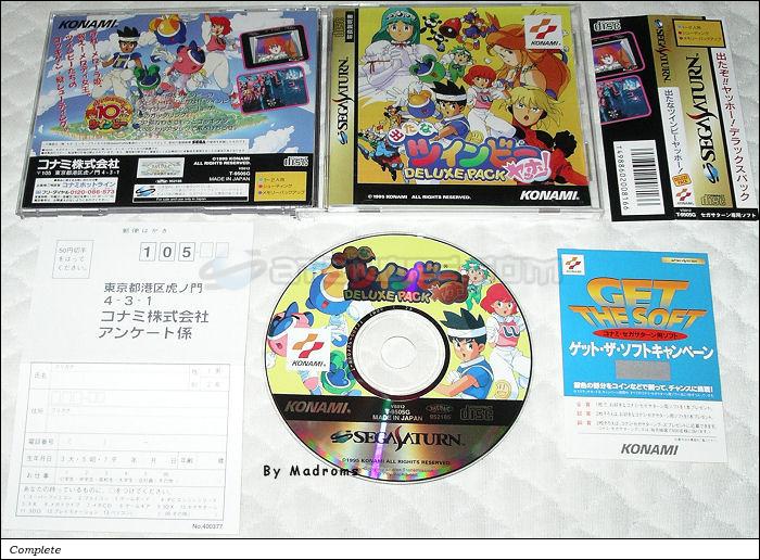 Sega Saturn Game - Detana Twinbee Yahho ! Deluxe Pack (Japan) [T-9505G] - 出たなツインビーヤッホー！ＤＥＬＵＸＥ　ＰＡＣＫ - Picture #1