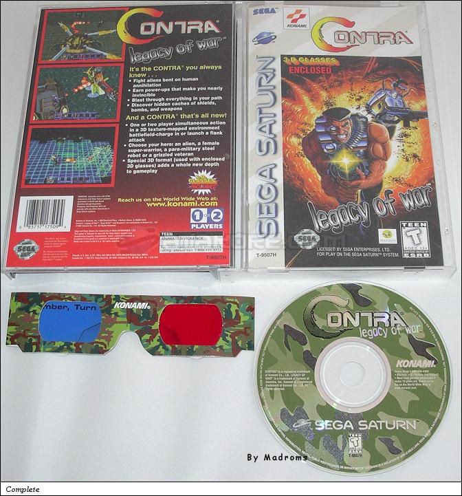 Sega Saturn Game - Contra - Legacy of War (United States of America) [T-9507H] - Picture #1