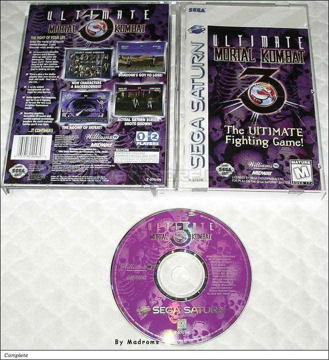 Sega Saturn Game - Ultimate Mortal Kombat 3 (United States of America) [T-9701H] - Picture #1