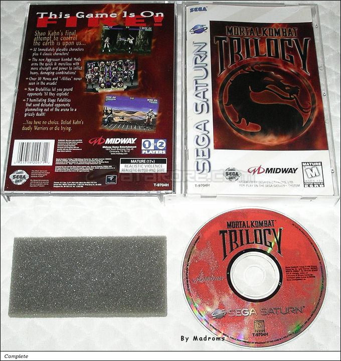 Sega Saturn Game - Mortal Kombat Trilogy (United States of America) [T-9704H] - Picture #1