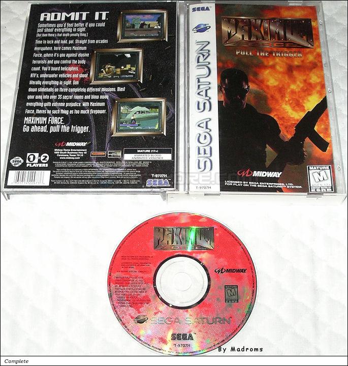 Sega Saturn Game - Maximum Force (United States of America) [T-9707H] - Picture #1