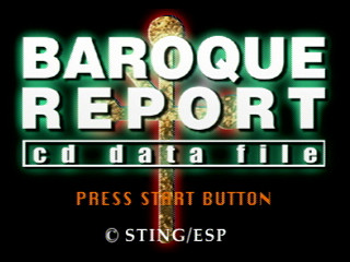 Sega Saturn Demo - Baroque Report CD Data File (Japan) [610-6848] - バロックレポートＣＤデータファイル - Screenshot #4