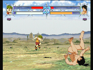 Sega Saturn Game - Ninkuu ~Tsuyokina Yatsura no Daigekitotsu!~ (Japan) [GS-9036] - 忍空　～強気な奴等の大激突！～ - Screenshot #8