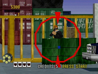 Sega Saturn Game - Virtua Cop (Japan) [GS-9060] - バーチャコップ - Screenshot #12