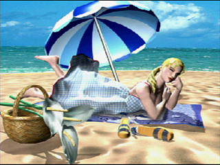 Sega Saturn Game - Virtua Fighter CG Portrait Series Vol.1 Sarah Bryant (Japan) [GS-9062] - バーチャファイター　ＣＧポートレートシリーズＶｏｌ．１　サラ・ブライアント - Screenshot #18