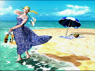 Sega Saturn Game - Virtua Fighter CG Portrait Series Vol.1 Sarah Bryant (Japan) [GS-9062] - バーチャファイター　ＣＧポートレートシリーズＶｏｌ．１　サラ・ブライアント - Screenshot #22