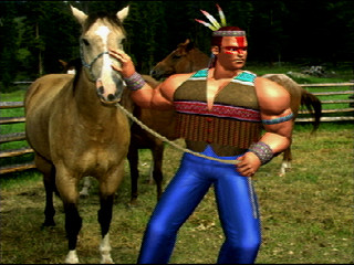 Sega Saturn Game - Virtua Fighter CG Portrait Series Vol.5 Wolf Hawkfield (Japan) [GS-9068] - バーチャファイター　ＣＧポートレートシリーズＶｏｌ．５　ウルフ・ホークフィールド - Screenshot #13