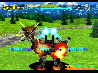 Sega Saturn Game - Dennou Senki Virtual-On (Japan) [GS-9099] - 電脳戦機バーチャロン - Screenshot #24