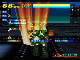 Sega Saturn Game - Dennou Senki Virtual-On (Japan) [GS-9099] - 電脳戦機バーチャロン - Screenshot #7