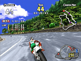 Sega Saturn Game - ManX TT Super Bike (Japan) [GS-9102] - マンクスＴＴ　スーパーバイク - Screenshot #10
