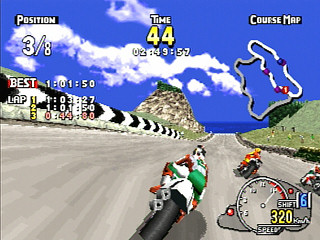 Sega Saturn Game - ManX TT Super Bike (Japan) [GS-9102] - マンクスＴＴ　スーパーバイク - Screenshot #11