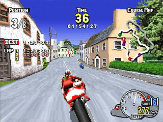 Sega Saturn Game - ManX TT Super Bike (Japan) [GS-9102] - マンクスＴＴ　スーパーバイク - Screenshot #15