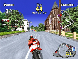 Sega Saturn Game - ManX TT Super Bike (Japan) [GS-9102] - マンクスＴＴ　スーパーバイク - Screenshot #18