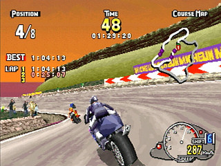 Sega Saturn Game - ManX TT Super Bike (Japan) [GS-9102] - マンクスＴＴ　スーパーバイク - Screenshot #24