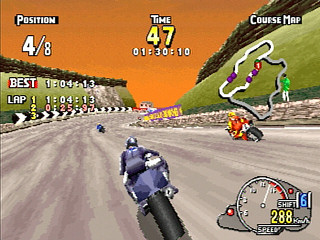 Sega Saturn Game - ManX TT Super Bike (Japan) [GS-9102] - マンクスＴＴ　スーパーバイク - Screenshot #27