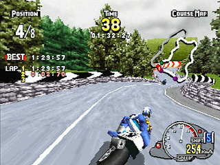 Sega Saturn Game - ManX TT Super Bike (Japan) [GS-9102] - マンクスＴＴ　スーパーバイク - Screenshot #30
