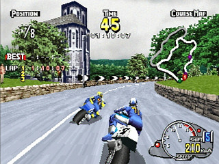 Sega Saturn Game - ManX TT Super Bike (Japan) [GS-9102] - マンクスＴＴ　スーパーバイク - Screenshot #34