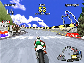 Sega Saturn Game - ManX TT Super Bike (Japan) [GS-9102] - マンクスＴＴ　スーパーバイク - Screenshot #7