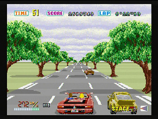 Sega Saturn Game - OutRun (Japan) [GS-9110] - アウトラン - Screenshot #5