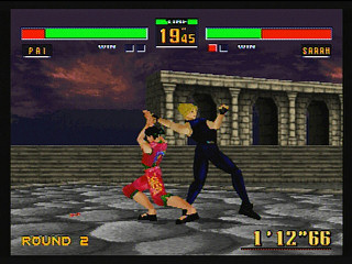 Sega Saturn Game - Virtua Fighter 2 (Satakore) (Japan) [GS-9146] - バーチャファイター２　（サタコレ） - Screenshot #10