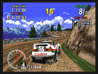 Sega Saturn Game - Sega Rally Championship Plus (Satakore) (Japan) [GS-9149] - セガラリー・チャンピオンシップ・プラス　（サタコレ） - Screenshot #11