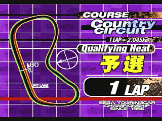 Sega Saturn Game - Sega Touring Car Championship (Japan) [GS-9164] - セガ　ツーリングカーチャンピオンシップ - Screenshot #4