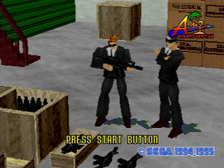 Sega Saturn Game - Virtua Cop Special Pack (Virtua Cop 1 & 2 + The House of the Dead Taikenban) (Japan) [GS-9180] - バーチャコップスペシャルパック - Screenshot #3