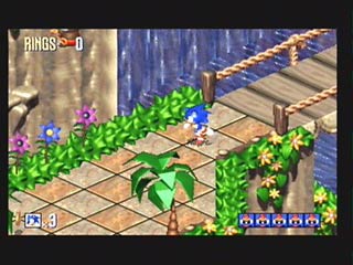Sega Saturn Game - Sonic 3D Flickies' Island (Europe) [MK81062-50] - Screenshot #2