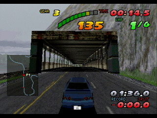 Sega Saturn Game - Nissan Presents Over Drivin' GT-R (Japan) [T-10613G] - オーバードライビング　ＧＴ－Ｒ - Screenshot #16