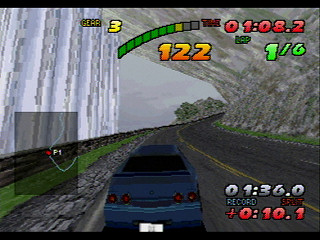 Sega Saturn Game - Nissan Presents Over Drivin' GT-R (Japan) [T-10613G] - オーバードライビング　ＧＴ－Ｒ - Screenshot #21